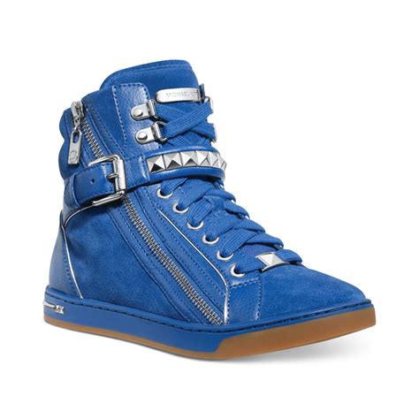 michael kors blue sneakers